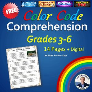 FEATURED FREE RESOURCE Close Reading Comprehension Color Coding-image